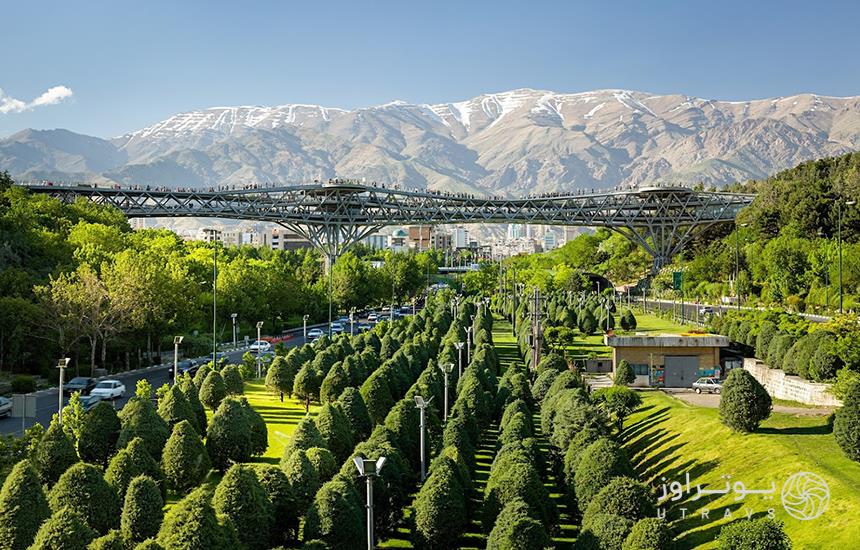 پل طبیعت در تهران